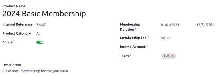 Un nuevo producto de membresía en la aplicación Miembros.