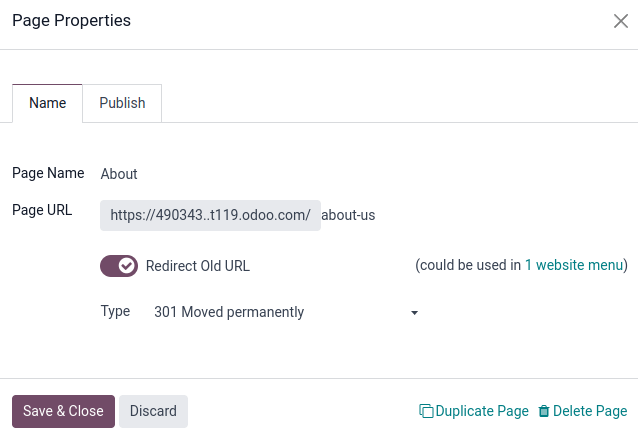 Redirigir URL antigua 