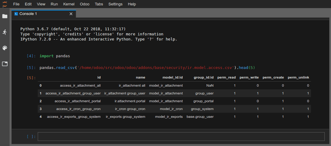 Ejemplo de CSV en pandas